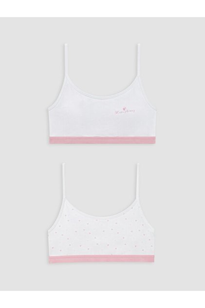 Timeless Clothing & Timeless Choices Girls' Bustier with Strap Detail, 2-Piece Set