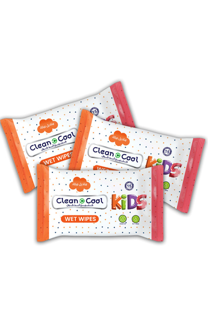 Kids Wipes 3x15's