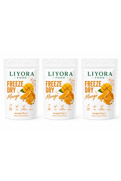 Dry Fruit Chips Freeze Dry Mango 15 g X 3 Pieces