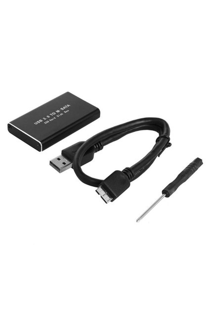 usb3.0 mSATA To USB 3.0/3.1 SSD Enclosure External HD Hard Drive Disk Box Storage Case Adapter