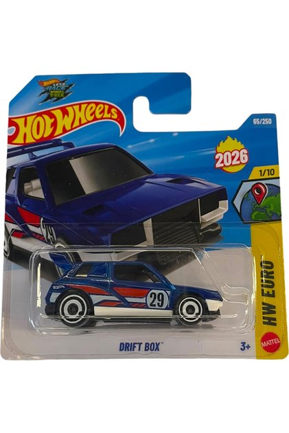 Drift Box - Hw Euro 2026 Özel Seri Metal Oyuncak Araba