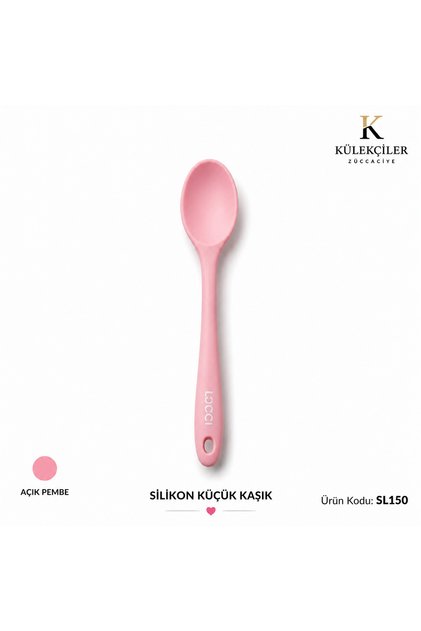 Silikon Küçük Kaşık Isıya Dayanıklı Yapışmaz Yüzeylere Uygun Mutfak Kaşığı