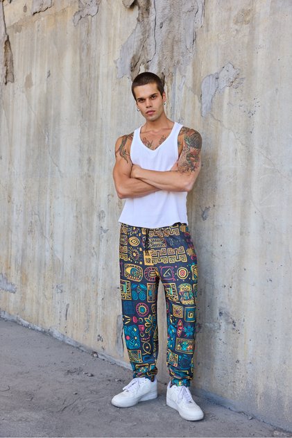 Men's Loose Street Style Shalwar Trousers