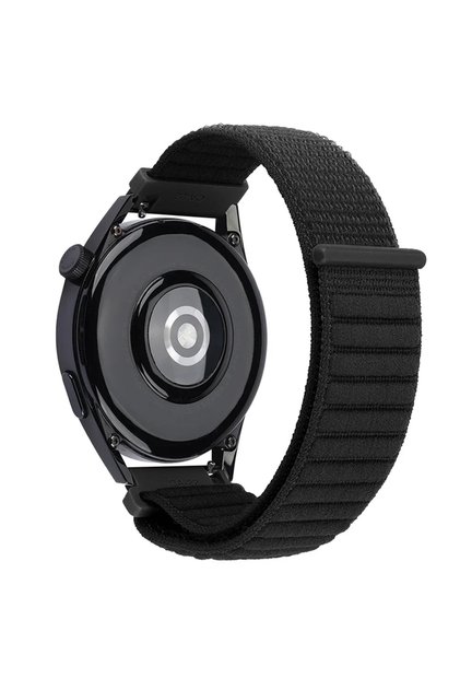 For 22mm Width Black 22mm 20mm Nylon Loop Strap for Garmin Forerunner 165/965/570/265/255 Band for V