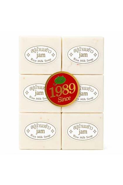 Rice Milk Soap, 100g Pack of 6 - Brightening & Nourishing for All Skin Types