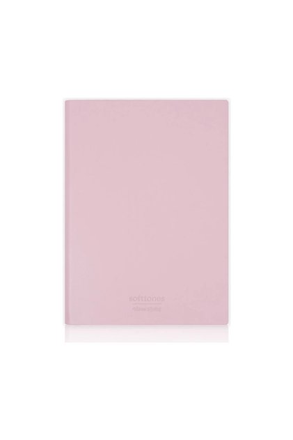 Victoria's Journals Light Pink Softtones Flexible Cover Notebook A5 128 Sheets Lined