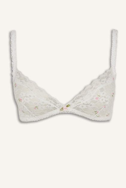 Lace Covered Floral Bra I2891Ax26Au