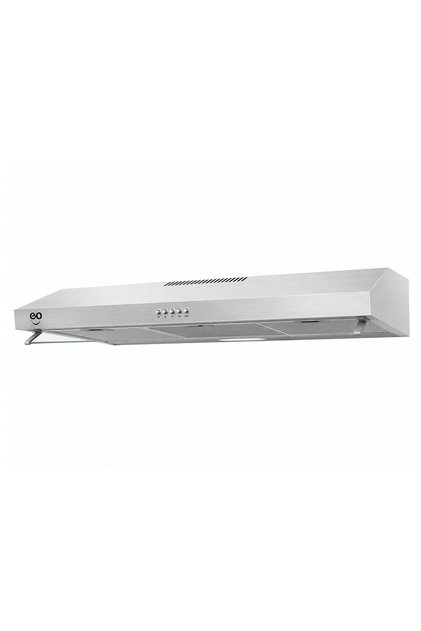 90cm Under Cabinet Range Hood, Stainless Steel, 3 Speed Kitchen Cooker Hood, LED Light, Push Button Control, 3 Aluminum Grease Filters, 275m³/h Airflow, 65dB, 220-240V