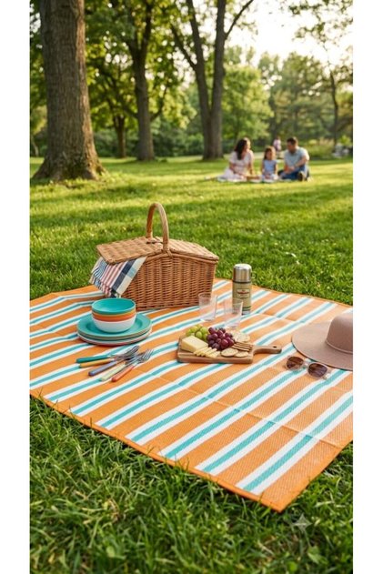 Camping, Picnic, Beach Mat Wicker 150X210