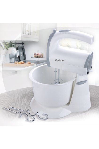 MIXER PLANETAR CU VAS DE 5L, 6 VITEZE, 1000W, ROBOT DE BUCĂTĂRIE, DURABIL