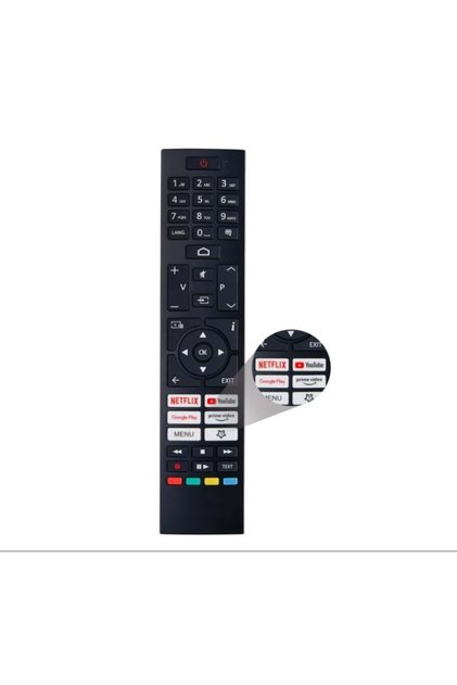 VESTEL Ct-8564 Netflix Google Play Prime Video Tuşlu Lcd Led Tv Kumandası 124057-B10