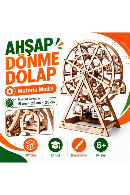 STEM DÖNME DOLAP MOTORLU