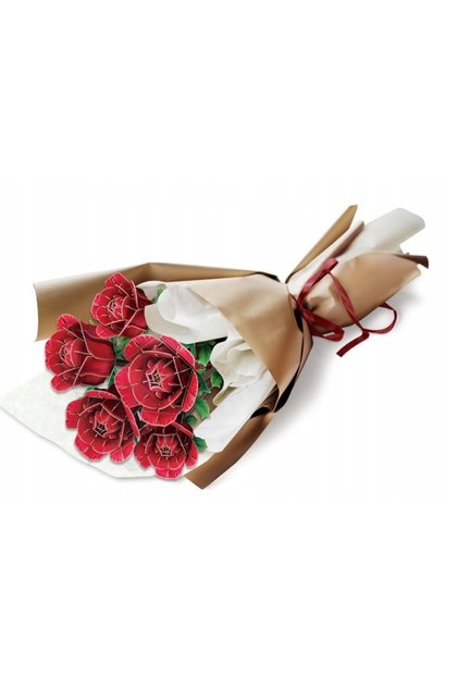 CubicFun Puzzle 3D Buchet de flori Trandafir 265 piese