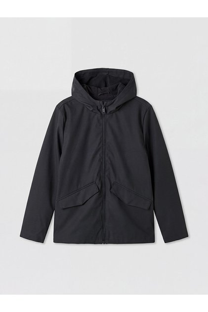 Lcw Kids Black Hooded Boy's Raincoat