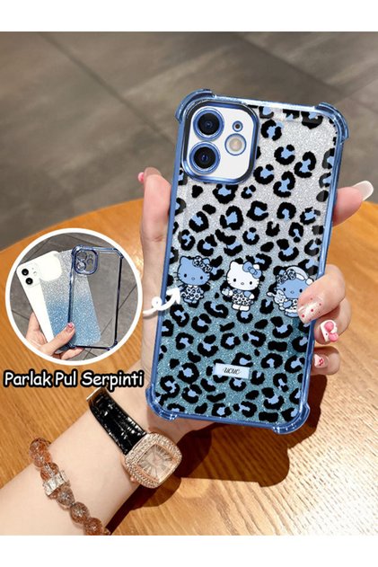 iPhone 12 Compatible Transparent Four Corner Silicone Coated Glossy Edge Case