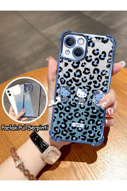 iPhone 13 Compatible Transparent Four Corner Silicone Coated Glossy Edge Case