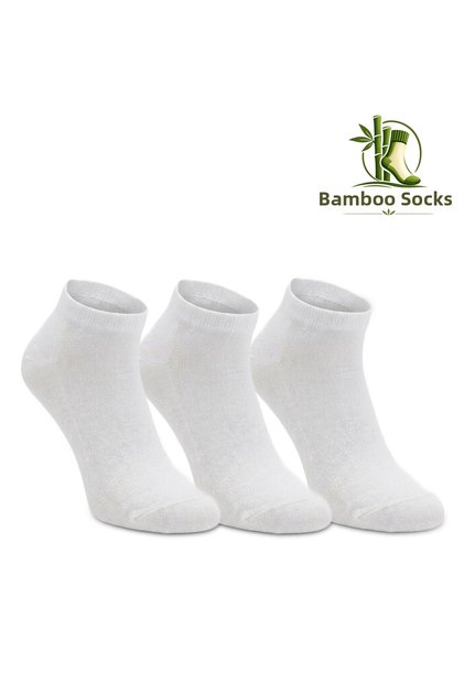 Joyride 3-Pack Women's Bamboo White Socks
