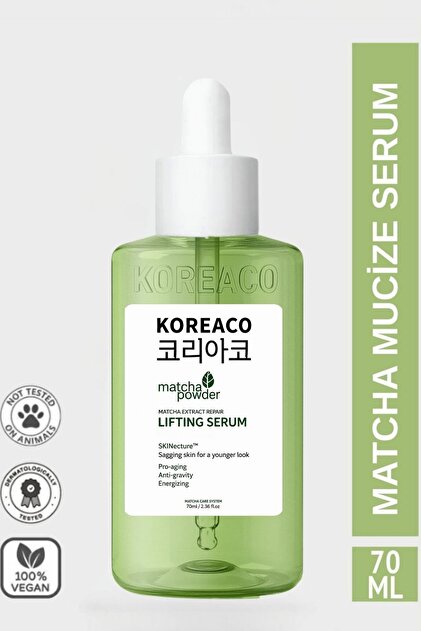 KOREACO Matcha Mucize Lifting Cilt Serumu | Cilt Bariyeri Onarıcı