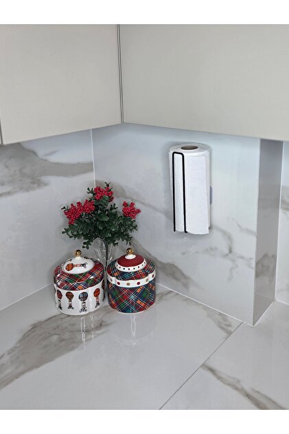 Vertical Paper Towel Holder, Self-Adhesive, Paper Towel Rack, Paper Towel Hanger