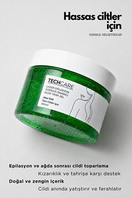 Tech Care ALOE VERA JEL - ANESTEZİ KREM-EPİLASYON VE AĞDA SONRASI