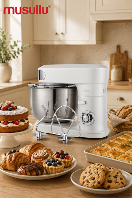 Musullu MSL-3008 Stand Mikser Mutfak Şefi - 7 L Paslanmaz Çelik