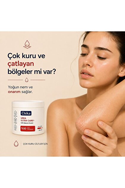 トリートメント chika Chika Med + Urea Cilt Yenileyici Nemlendirici Krem 400 ML - Fiyatı