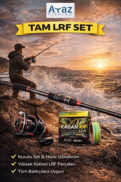 Ayaz Fishing 213 cm / 3-15 gr Tayfun 2000 LRF Makine Tam takım