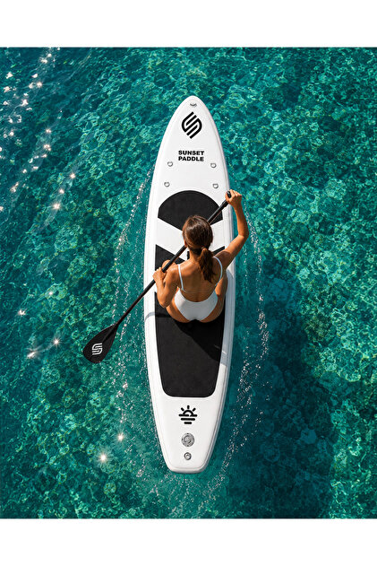 Greenmall Crazy Fan Siyah Beyaz Şişme SUP Board / Paddle Board 320