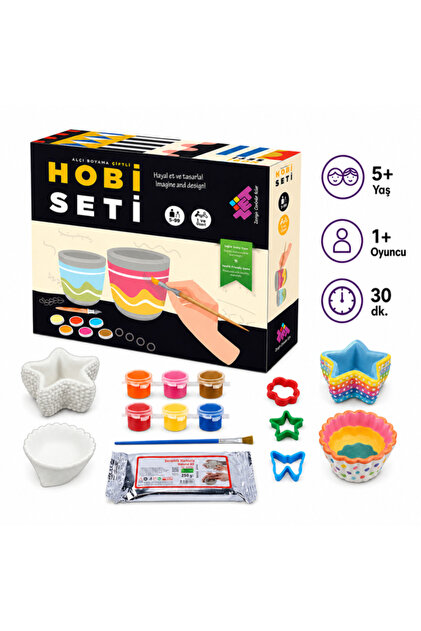 ゆめぴページ5体セット Zet Zeka Hobi Seti Alçı Boyama Çiftli 5+ Yaş 1+ Oyuncu - Fiyatı