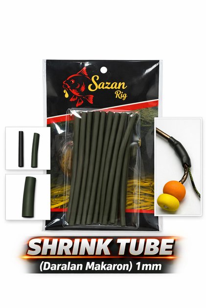 Daralan Makaron(HEAT SHRİNK TUBE) 6 Cm 1 Mm (10 ADET)