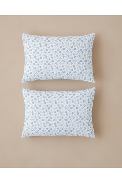 Rossa Easy-Iron 2-Piece Pillowcase 50X70 cm Blue