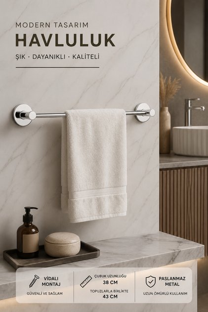 Krom Uzun Havluluk