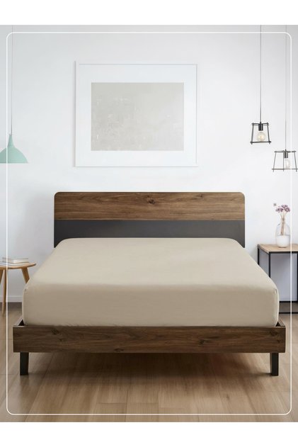 1 Pc Queen Fitted Sheet 160x200 cm | OEKO-TEX Brushed Microfiber, Deep Pocket