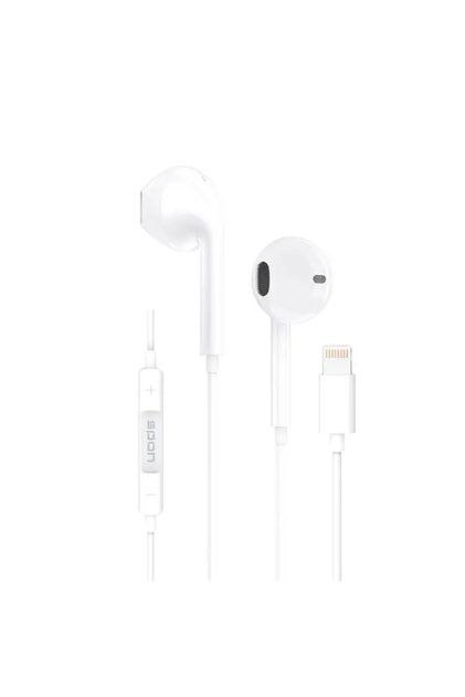 iPhone Wired Headphone Lightning Earphones with Microphone - In-Ear Headphones Compatible with iPhone and iPad 5-Year Warranty