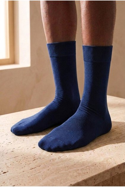 Νέες οικογενειακές ανδρικές κάλτσες Navy Blue
