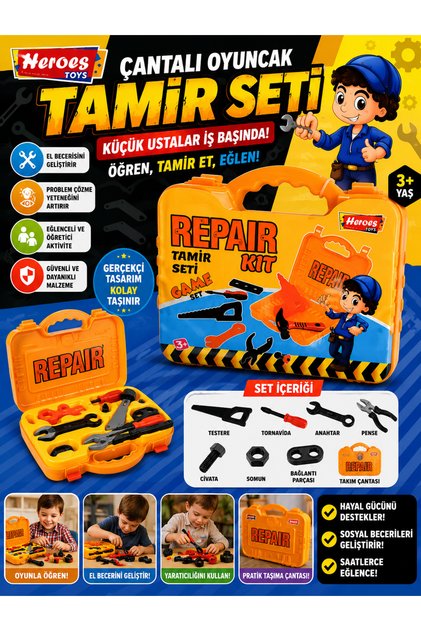 Toy Repair Kit with Bag Ern-817