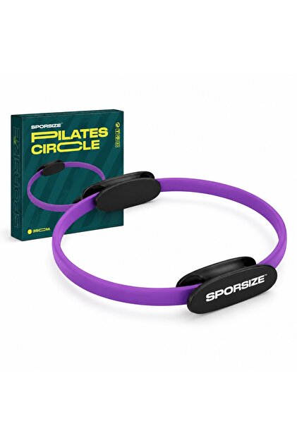 Pilates Çemberi 35 cm Direnç Halkası, İç Bacak Kalça Kol Göğüs ve Core Egzersiz Aleti
