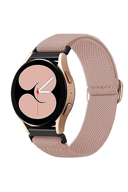 Текстилна каишка Samsung Galaxy Watch 7/6/6 Classic/5 Pro/5/4/4 Classic/3 41mm/42 mm, пясъчно розов