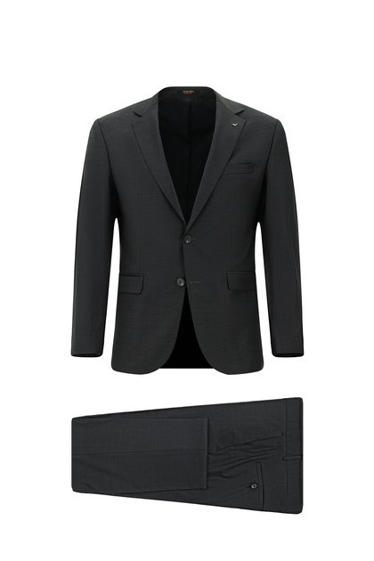 8 Drop Long Slim Fit Long Slim-Fitting Wool Suit