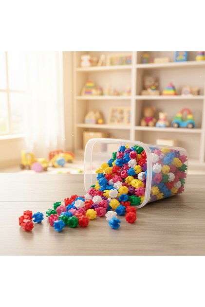 250 Parça Çarklı Yapı Blokları Seti – Eğitici Oyuncak, Zeka Geliştirici, 3D İnşa Oyunu