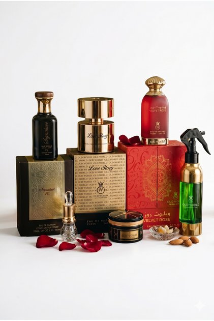 Hubb Collection 2 | 6-Piece Luxury Arabic Fragrance Gift Set | Unisex Perfumes, Velvet Rose, Bakhoor & Attar