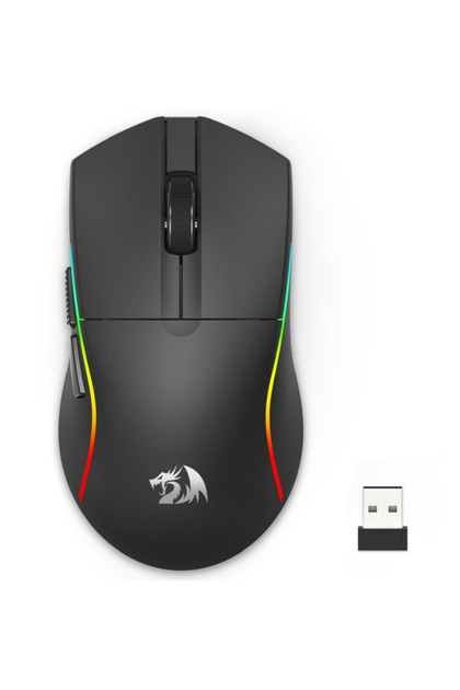 Мишка Deicide Pro, RGB осветление, USB, Безжична 2.4GHz, Bluetooth (Черен)