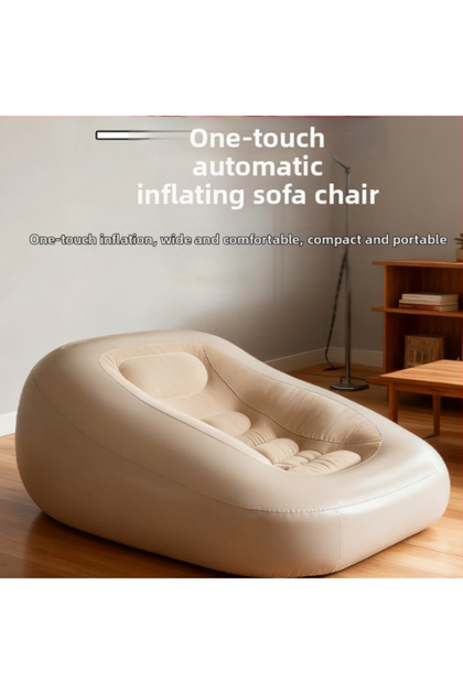 Portable Inflatable Lounger Air Sofa Waterproof Outdoor Lazy Couch for Camping, Beach & Festivals