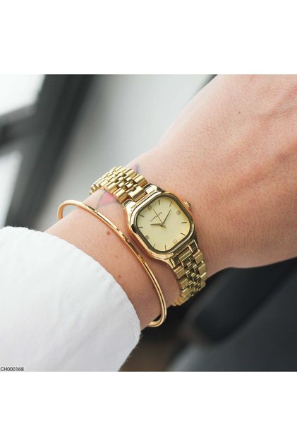 Ch000168 Women's Wristwatch with Steel Strap