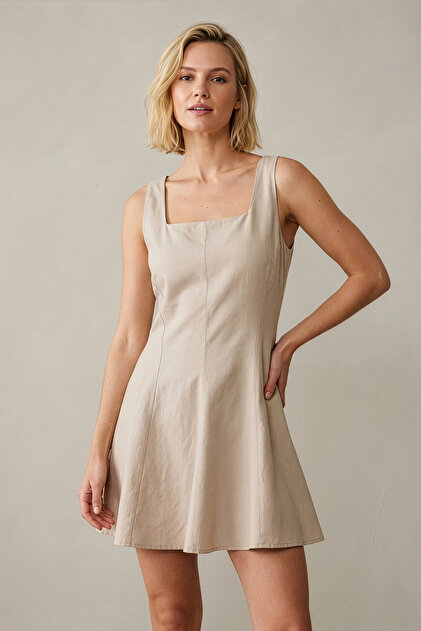 jennifer lawrence beige dress Brown Prom Dress Beaded Top , Dresses For Graduation Party, Evening Dr   DressesTailor