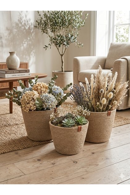 3 Pieces of Organizer Basket Flower Pot