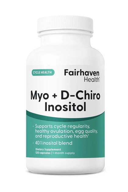 Myo + D-Chiro Inositol, 120 Capsules