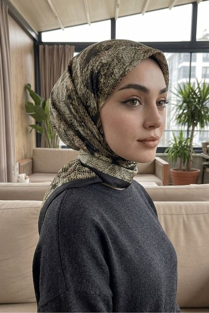 Patterned Soft Scarf - 074