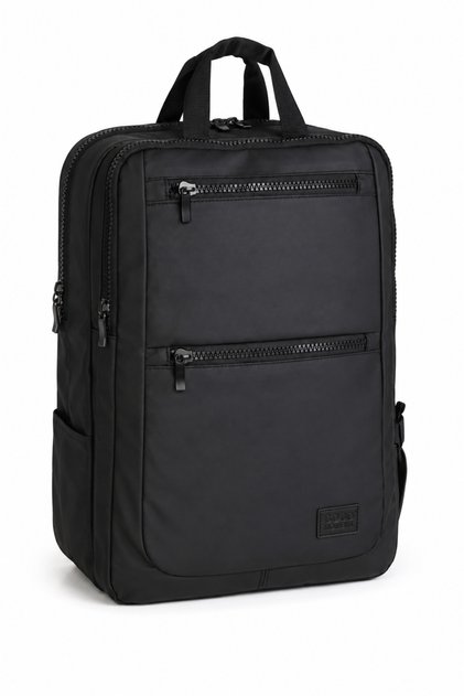 Large Internal Volume Water Resistant Laptop and Travel Backpack Black