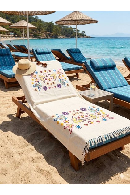 Muslin Peshtemal Printed 100% Cotton Beach Towel